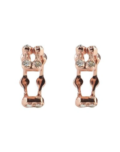 Shop Luv Aj Earrings In Copper