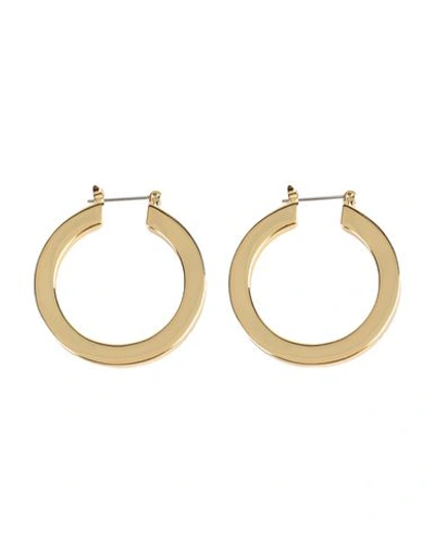 Shop Luv Aj Woman Earrings Gold Size - Brass