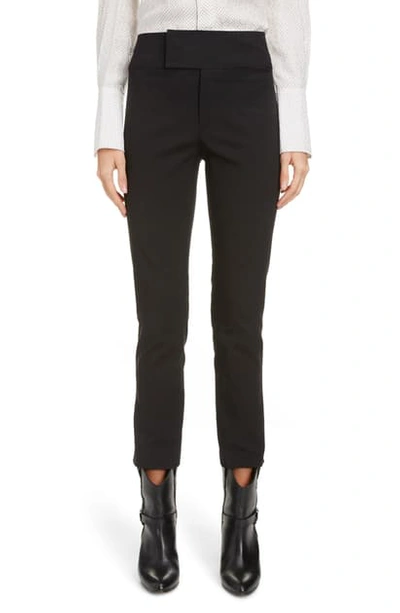 Shop Isabel Marant Crop Skinny Pants In Black