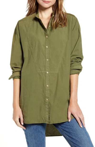 Shop Alex Mill Tunic Shirt In Military Green