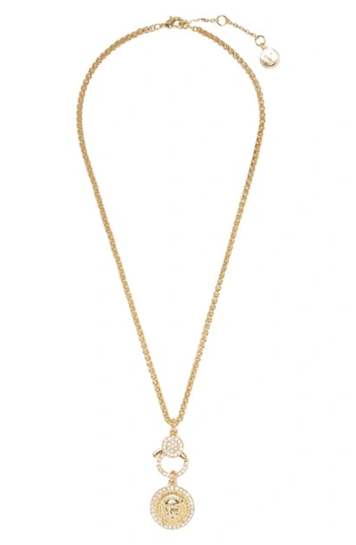 Shop Vince Camuto Lion Head Pendant Necklace In Gold