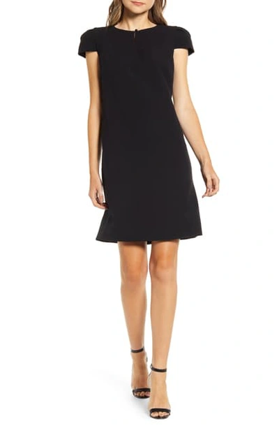 Shop Anne Klein Keyhole Shift Dress In Anne Black