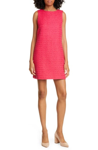 Shop Alice And Olivia Clyde Sleeveless A-line Shift Dress In Bright Pink