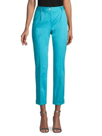 Shop Dolce & Gabbana Straight-leg Trousers In Blue