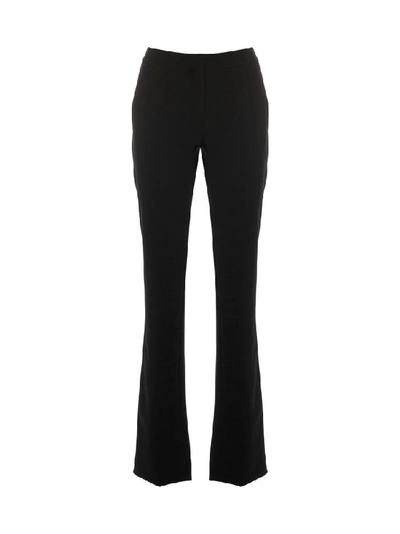Shop Moschino Tailored Flared Trousers In Black