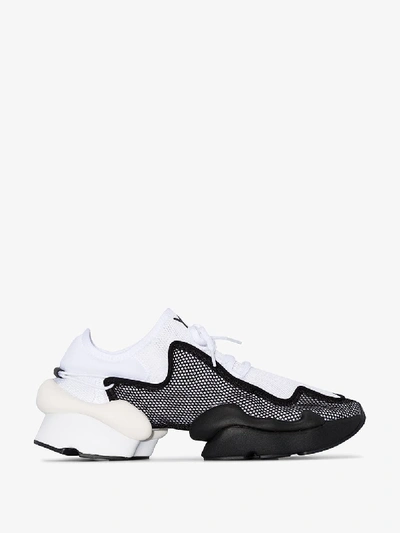 Shop Y-3 Black Ren Mesh Layer Sneakers