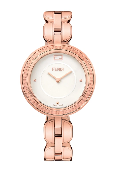 Shop Fendi Women's  My Way Swiss Quartz Bracelet Watch, 36mm In White