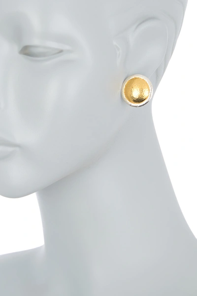 Shop Gurhan 24k Gold Plated Sterling Silver Amulet Stud Earrings