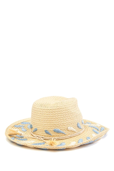 Shop Eric Javits Corsica Patterned Cowboy Hat In Flxmix