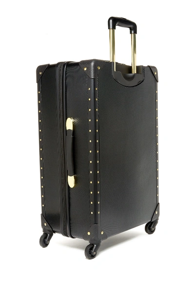 Shop Vince Camuto 24" Spinner Hardside Suitcase In Black-gold