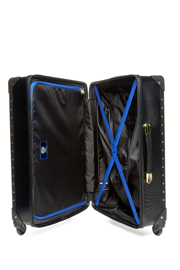 vince camuto black and gold luggage