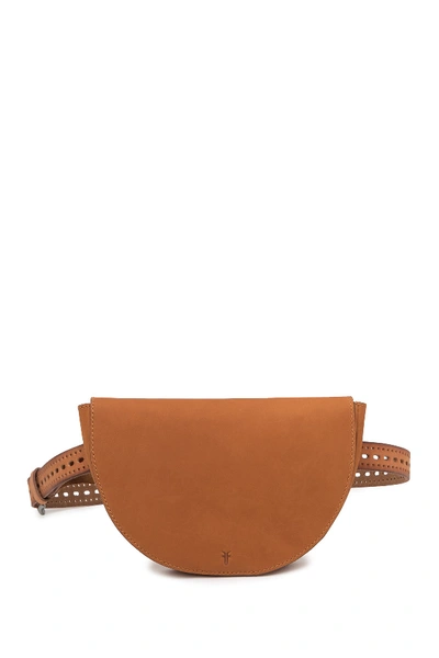 Shop Frye Leather Belt Bag In Tan
