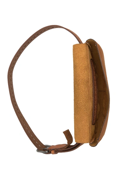 Shop Frye Leather Belt Bag In Tan