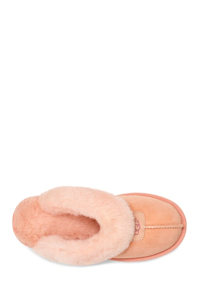 Shop Ugg Genuine Shearling Slipper In Sset