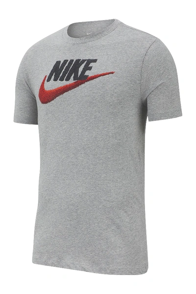 Shop Nike Swoosh Logo T-shirt In 063 D Gr H/unvred