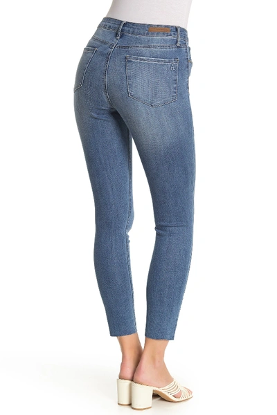 Shop Articles Of Society Heather High Waisted Skinny Jeans In Bluefield