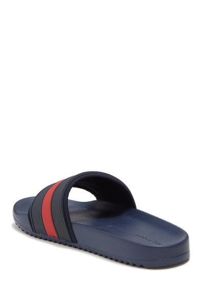 Shop Tommy Hilfiger Rouge Slide Sandal In Dblsy