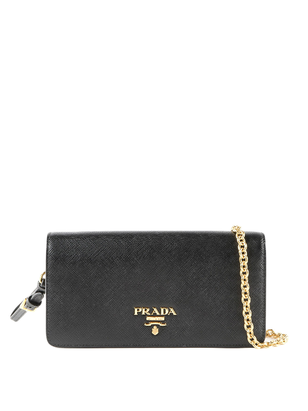 prada bag with gold chain