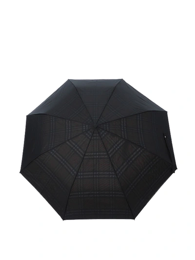 Shop Burberry Trafalgar Umbrella In Black