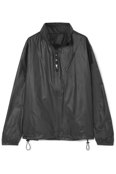 Shop Victoria Beckham Hooded Shell Jacket In Black
