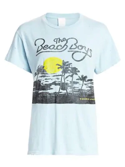 Shop Madeworn The Beach Boys Tour Of America Tee In Blue Haze