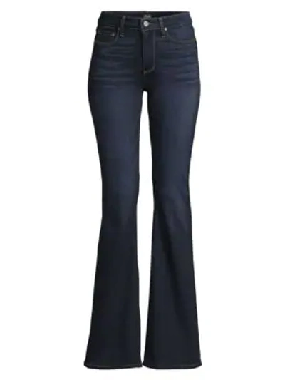 Shop Paige Jeans Bell Canyon High-rise Flare Jeans In Yorkshire
