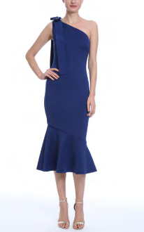 badgley mischka royal blue dress