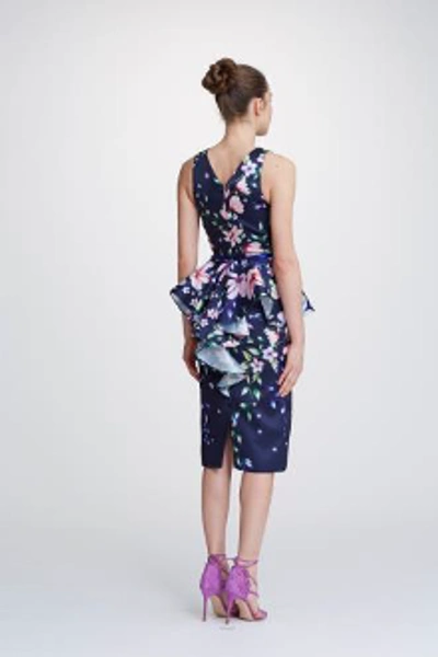 Shop Marchesa Notte Sleeveless Mikado Cocktail Dress