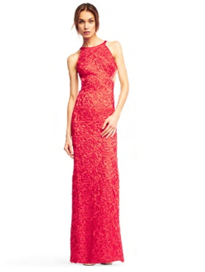 Shop Aidan Mattox Aidan By  Red Sleeveless Evening Gown