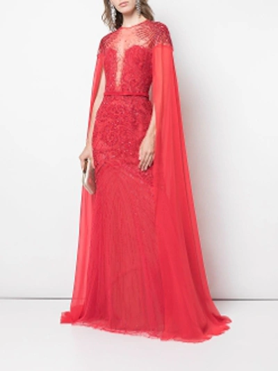 Shop Zuhair Murad Nippon Sunrise Gown