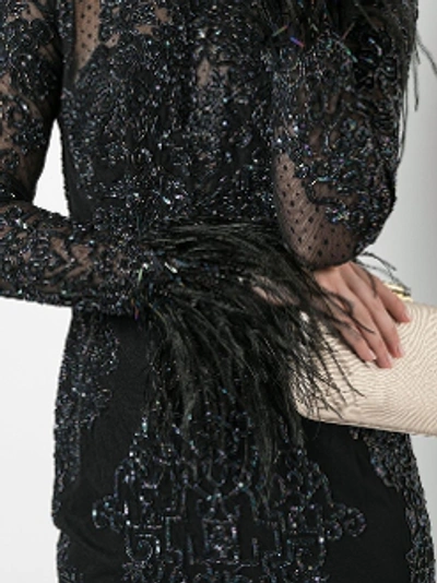 Shop Zuhair Murad Black Moya Gown