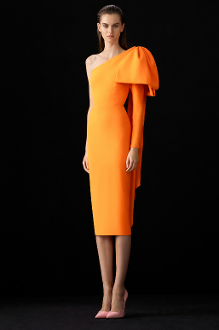 alex perry orange dress