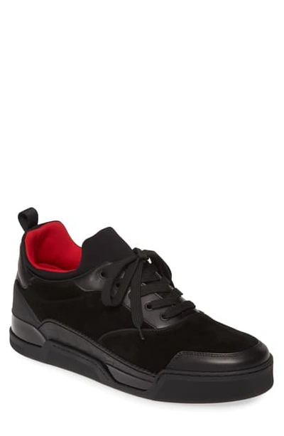 Shop Christian Louboutin Aurelien Urban Sneaker In Black