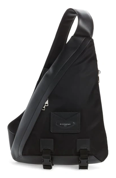 Shop Givenchy Triangle Backpack - Black