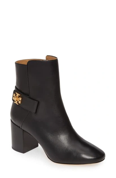 Tory Burch Kira Leather Ankle Boots In Perfect Black | ModeSens