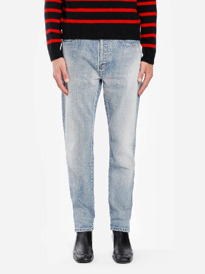 Shop Saint Laurent Jeans In Blue