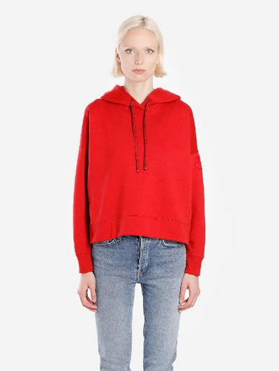 Shop Moncler Sweaters In Red