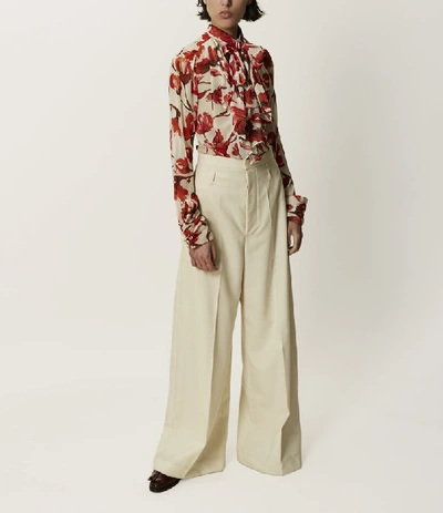 Shop Vivienne Westwood Oxford Trousers Ecru