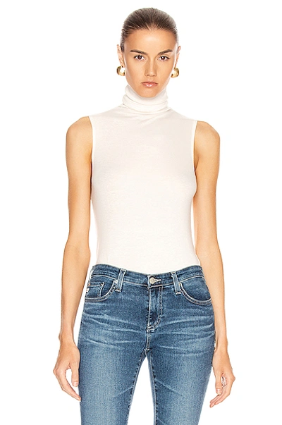 Shop Ag Sleeveless Chel Top In Ivory Dust