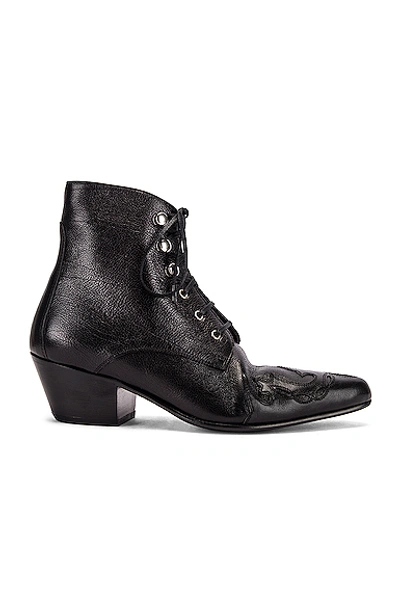 Lauréate leather ankle boots