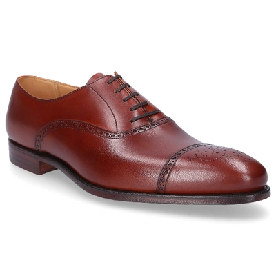 Shop Crockett & Jones Business Shoes Derby Malton In Brown