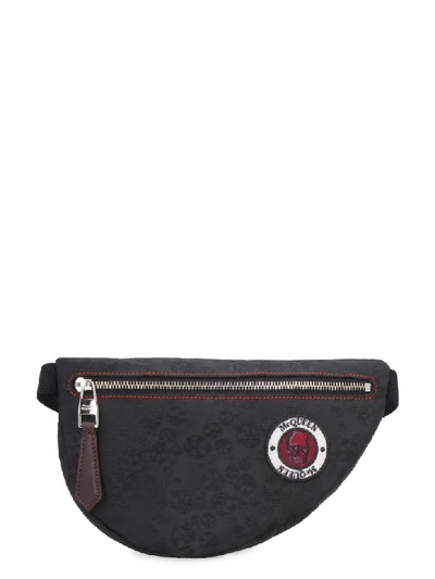 Shop Alexander Mcqueen Techno Fabric Belt Bag In Black