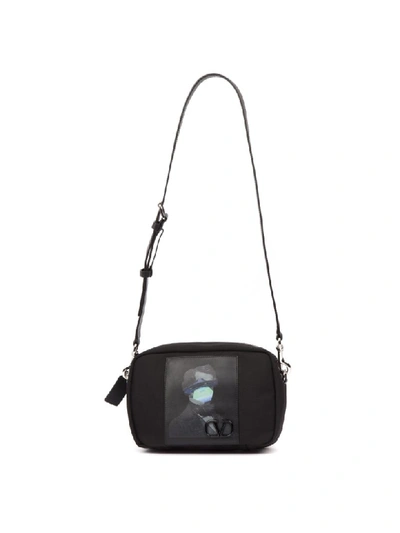 Shop Valentino Garavani Black Nylon  Garavani Undercover Crossbody Bag