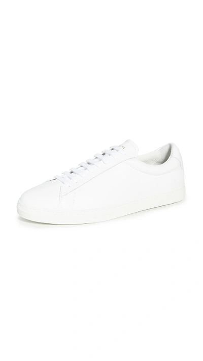 Shop Zespà Zsp4 Low Top Sneakers In White/white
