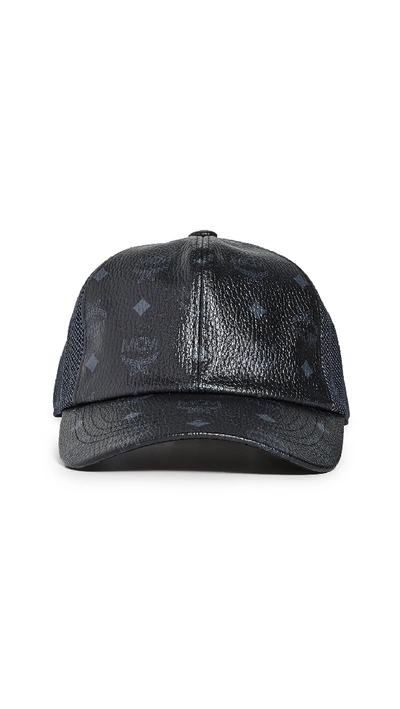 Shop Mcm Collection Cap In Black
