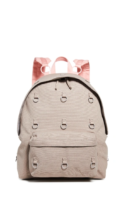 Shop Eastpak Rs Padded Loop Backpack In Grey/pink