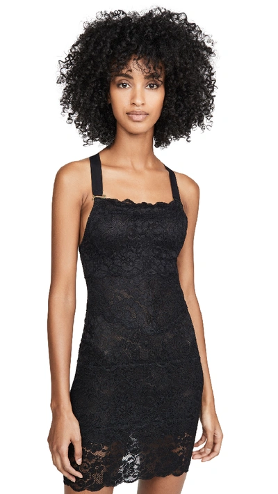 Shop We Are Hah Tight Squeeze Slip Dress In Noir