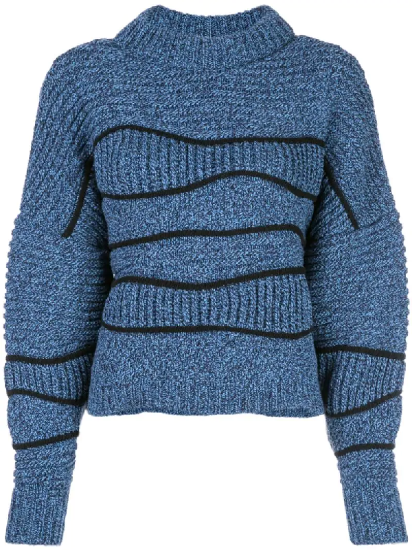 Maison Ullens Chunky Knit Sweater In Blue | ModeSens