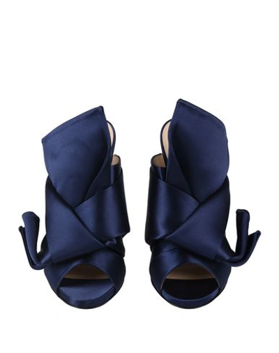Shop N°21 Sandals In Dark Blue