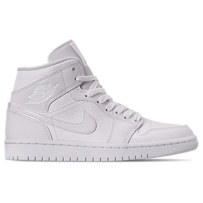Shop Nike Women's Air Jordan Retro 1 Mid Se Casual Shoes In White